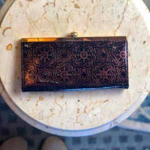 Westport Metallic Patterned Clutch